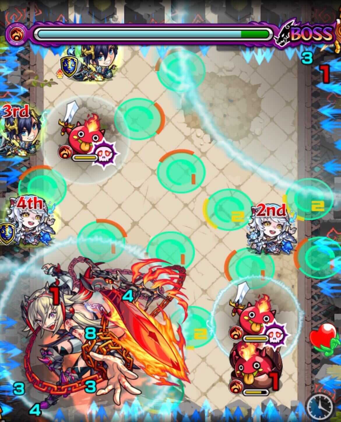 ダーインスレイヴ ボス1 移動後