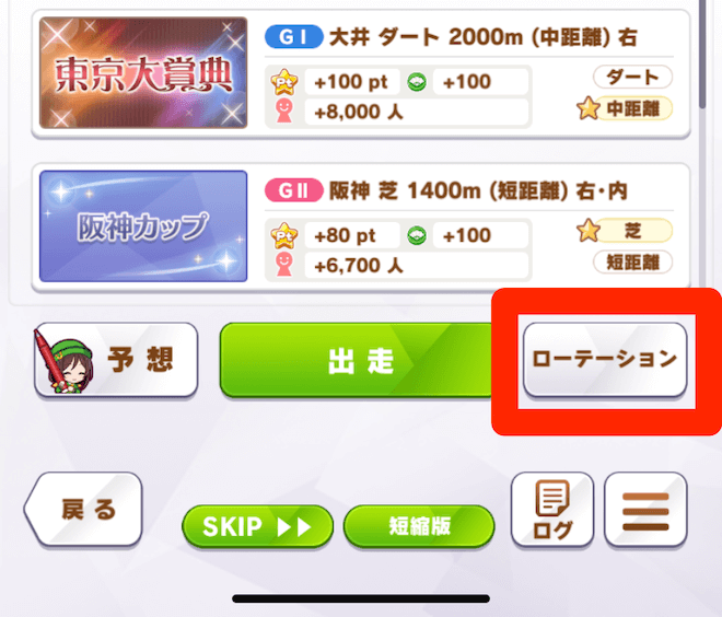 ローテーション