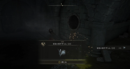 串刺しの地下墓：霊姿の墓すずらん【2】を入手