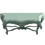 エレガントなコンソールのブルーの画像