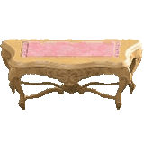 エレガントなコンソールのピンクローズの画像