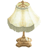 エレガントなランプのホワイトストライプの画像