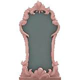 エレガントなミラーのピンクの画像