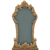 エレガントなミラーのライトブラウンの画像