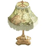 エレガントなランプのボタニカルの画像