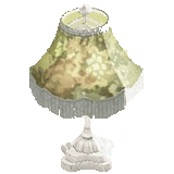 エレガントなランプのホワイトの画像