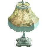 エレガントなランプのブルーの画像