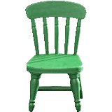 カントリーなイスのグリーンの画像