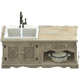 カントリーなキッチンのヴィンテージの画像