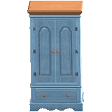 カントリーなクロゼットのブルーの画像