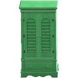 カントリーなクロゼットのグリーンの画像