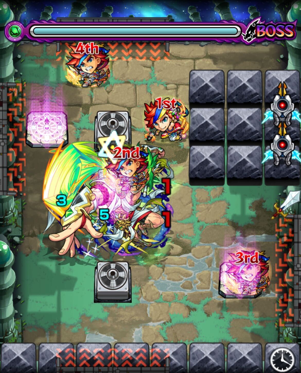 ボス1クロスドクロ処理後