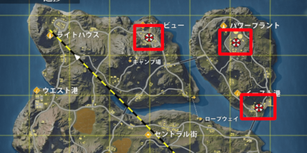 ミニマップで確認