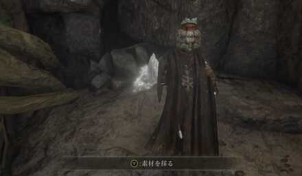 各所で鍛石を採取できる