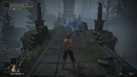 カーリアの城内部は敵を無視して走り抜ける