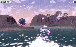 イダイトウで右左に2段ジャンプする画像