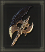 ガーゴイルの黒斧槍画像