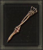 縋り付く手骨画像