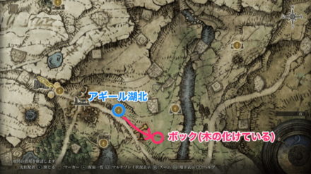 亜人のボックのマップ