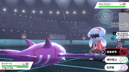 カイオーガウオノラゴン対面