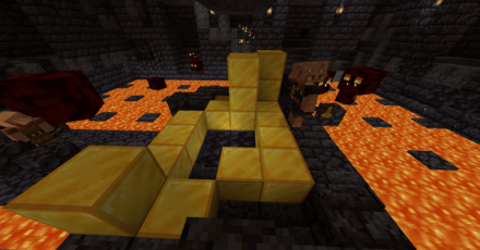 ピグリン要塞 金ブロック