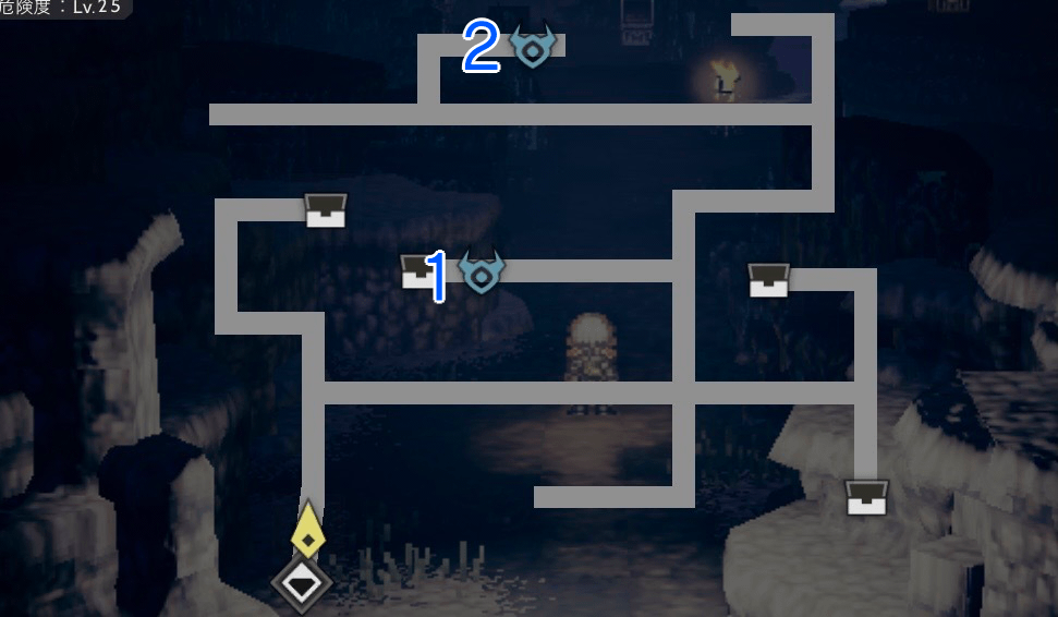 光射す岩礁 シンボルエネミー