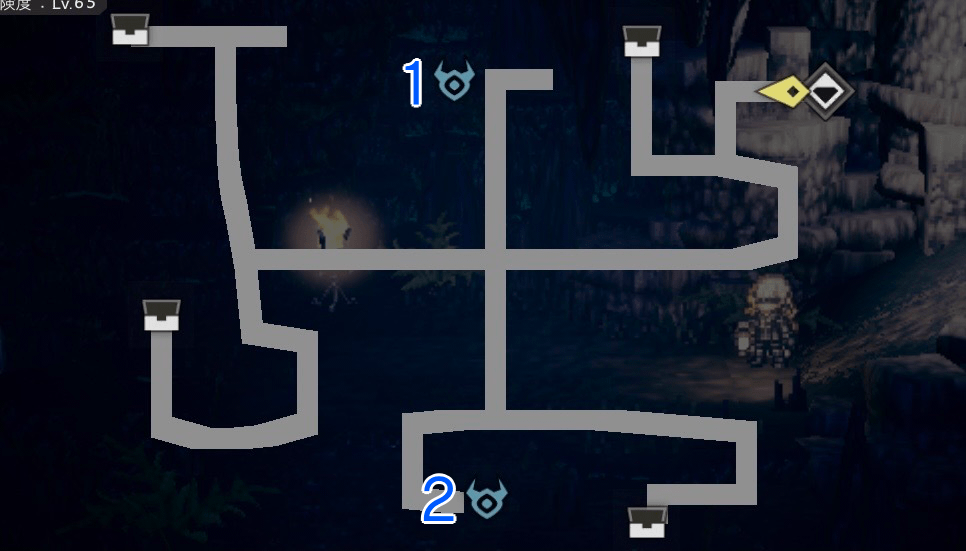 海蝕の洞窟 シンボルエネミー