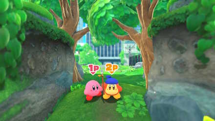 2人で協力してステージを攻略する