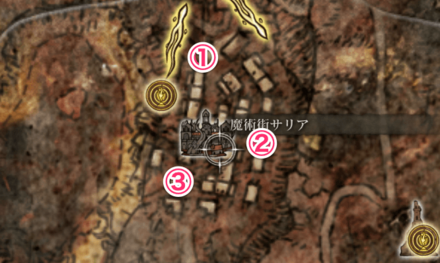 3つの灯台の場所