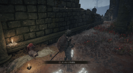 無垢金の針をミリセントに渡す