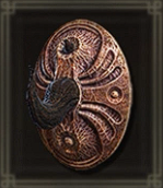 坩堝の角盾画像