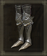 親衛騎士の足甲画像