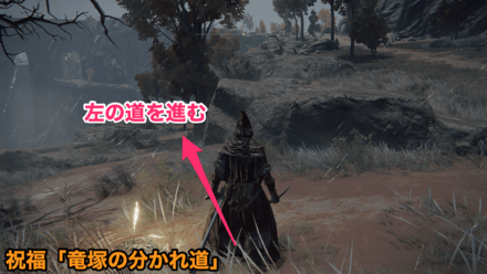 祝福からのルート