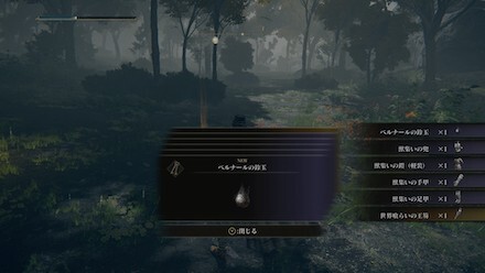 ベルナールドロップアイテム