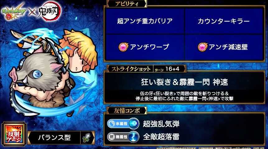 善逸&伊之助 ステータス