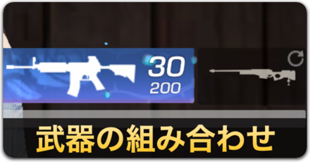 武器の組み合わせ