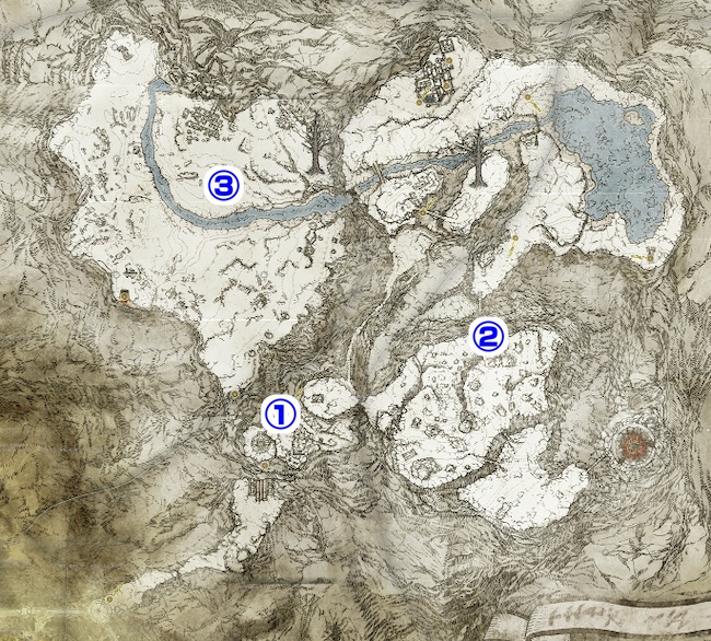 巨人たちの山嶺地図断片