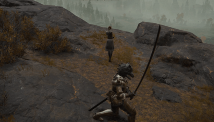 アルター高原・黄金樹を臨む丘で話す