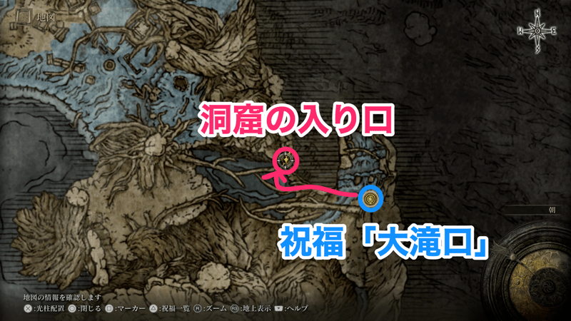 アリがたくさんいる洞窟の行き方