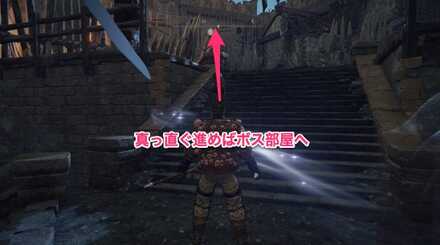 赤獅子城：祝福「不落の大橋」から転送門を使いまっすぐ進む