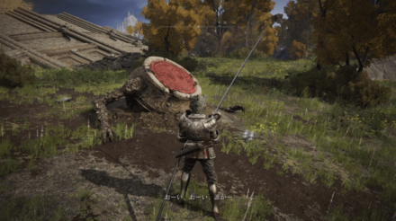 カーリアの書院の南で埋まっているので助ける