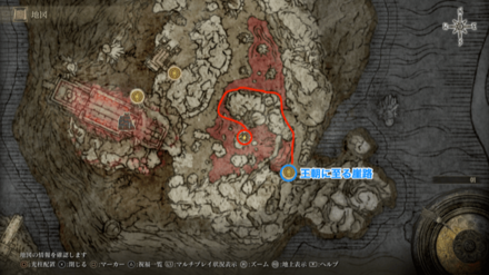 シーフラ河岸辺の黄金の種子マップ