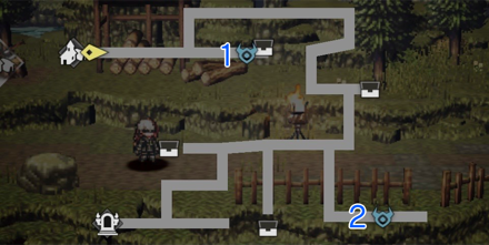 溜水の洞窟への道 シンボルエネミー