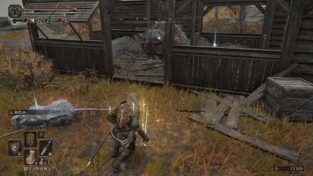 大ネズミの遺灰を回収する