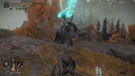 東にいる戦魔術師を倒し防具を入手