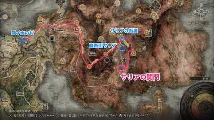 サリアの関門画像