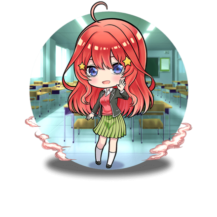 中野五月の覚醒前イラスト