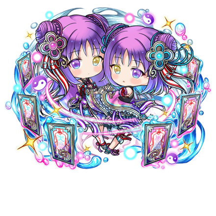 大喬＆小喬の覚醒前イラスト