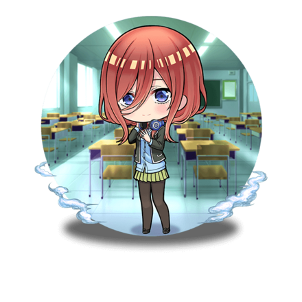 中野三玖の覚醒前イラスト