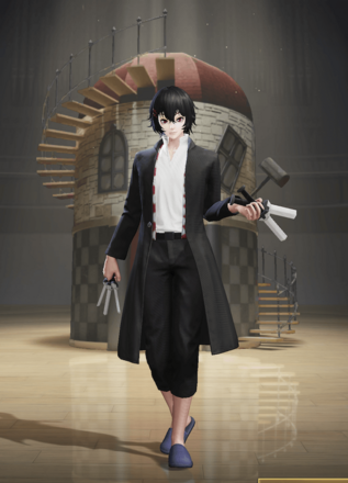 鈴屋什造：私服画像